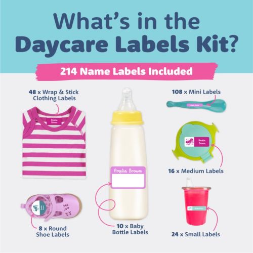 Daycare Labels | Baby Labels | Daycare Name Tags | Name Stickers