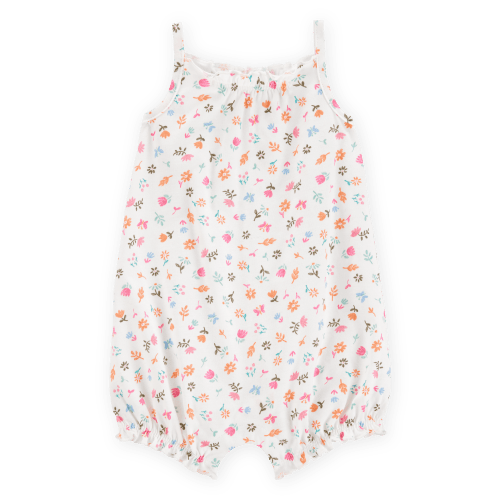 Baby Floral Cotton Romper - Carter's | Carter's