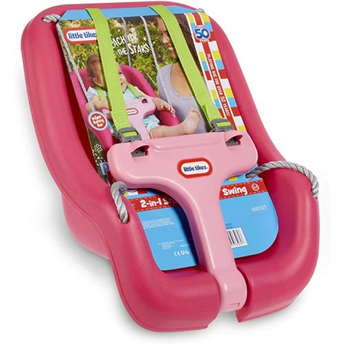 Little Tikes 2-in-1 Snug 'n Secure Swing Magenta