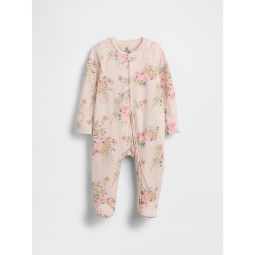 Baby First Favorites Organic Cotton Footed One-Piece