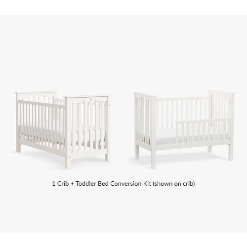 Kendall Low-Profile Convertible Baby Crib | Pottery Barn Kids