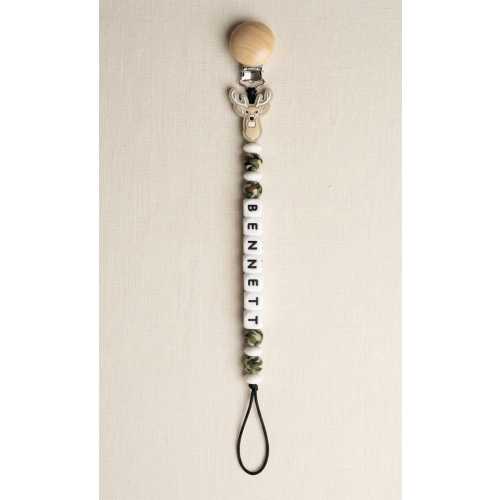 Personalized Pacifier Clip, Baby Shower Gift, Camo Girl, Camo Boy