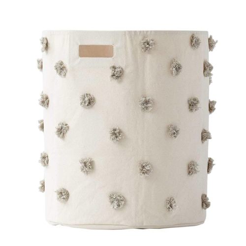 Pehr Pom Pom Hamper, Grey