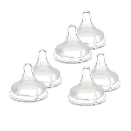Lansinoh NaturalWave Slow-Flow Nipples, 6 Pack