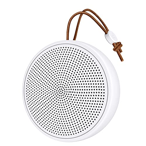 Fitniv Portable White Noise Machine, 20 Soothing Soundtracks Sound Machine for Baby & 5 Timer Functions, Built-in Battery Support 70 Hours Playtime, Compact Design for On-The-Go Use & Travel, White