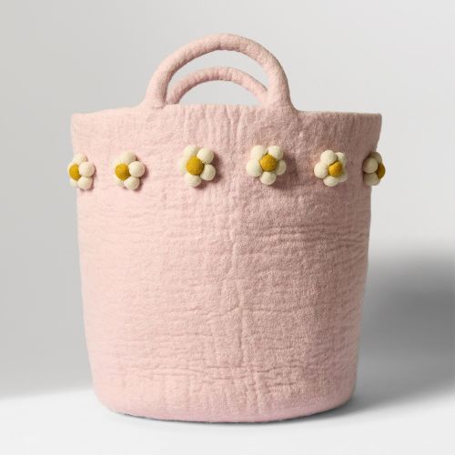 Felt Daisy Hamper