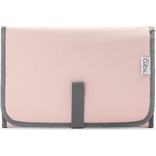 Baby Changing Pad, Portable Diaper Changing Pads for Newborn Girl & boy – Waterproof Travel Changing Station- Gift by Comfy Cubs (Pink Blush, Compact)