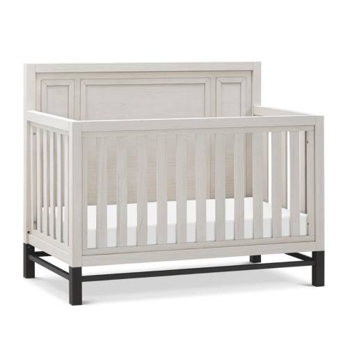Monogram by Namesake Newbern 4-in-1 Convertible Crib - White Driftwood