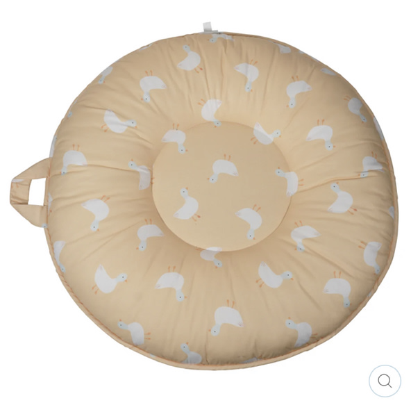 Puddles Whispering Blue Floor Cushion - Goosewaddle® | Newborn Baby Blankets Toys Teethers Bibs & More