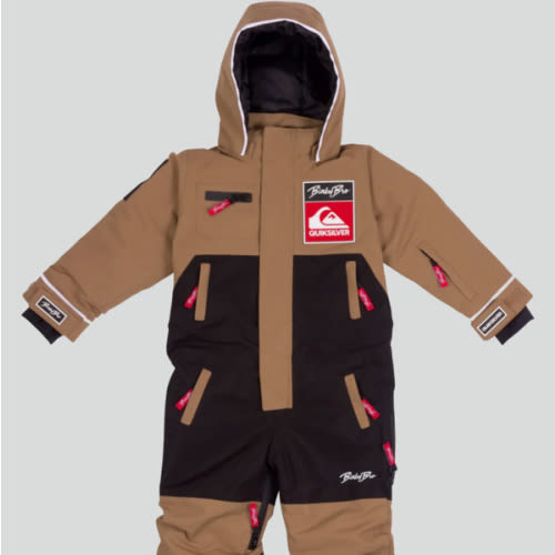 BinkyBro x Quiksilver 99-90 Snowsuit - Beige/Black | Quiksilver