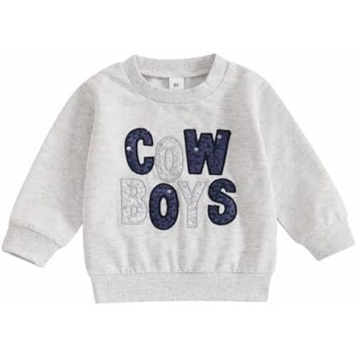 YINGISFITM Toddler Baby Girl Boy Sweatshirt Long Sleeve Shirt Crewneck Pullover Sweater Fall Winter Clothes Outfit