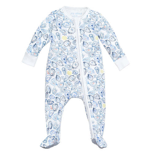 Oysters Zip Baby Onesie | Joy Street Kids