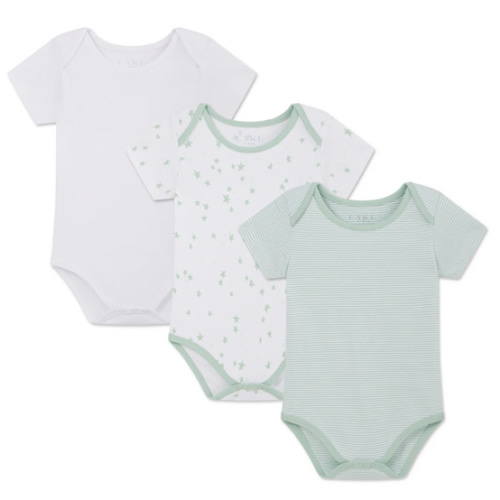 LAKE | Baby | Pima Cotton Pajamas | Parisian Green Baby Bodysuit Bundle