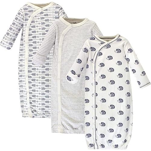 Touched by Nature Baby Girls' Organic Cotton Kimono Gowns
