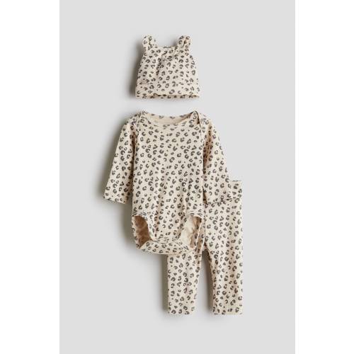 3-PIECE COTTON JERSEY SET