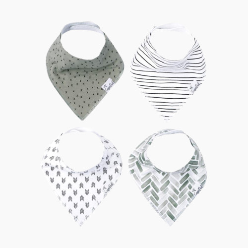 Copper Pearl Printed Bandana Bib Set (4-Pack) - Alta