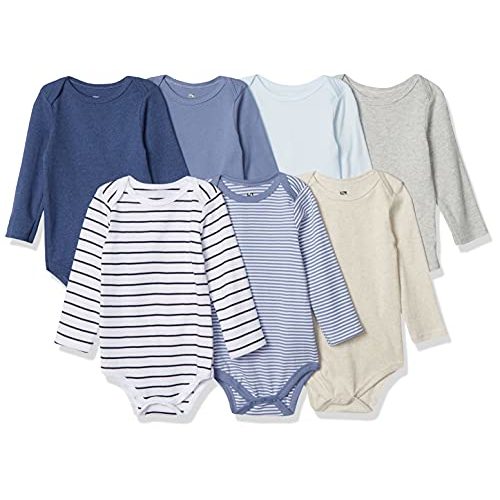 Hudson Baby unisex-baby Cotton Long-sleeve Bodysuits