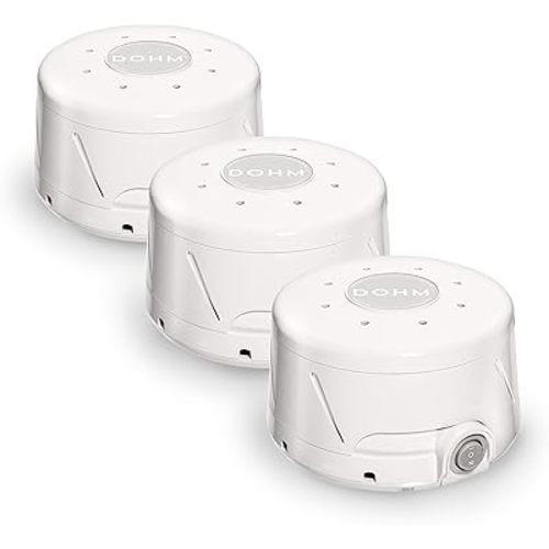 Yogasleep Dohm Classic (3 Pack) The Original White Noise Sound Machine, Soothing Natural Sounds from a Real Fan, Sleep Therapy for Adults & Baby, Noise Cancelling for Office Privacy & Meditation