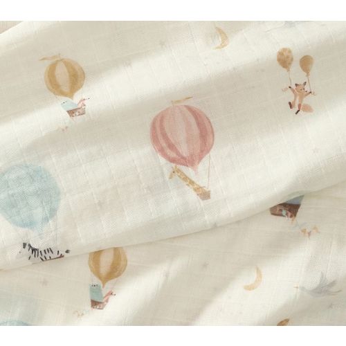 Hot Air Balloon Organic Muslin Swaddle