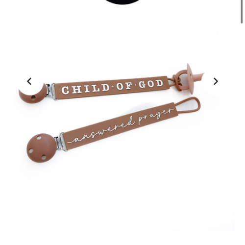 Silicone Pacifier Clip – OUR HOUSE ABOVE