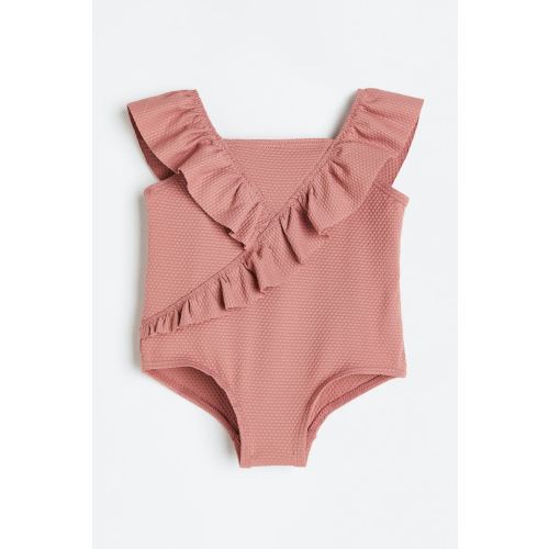 Swimsuit with Flounces, Dusty Rose, 18M/2T (1-2Y)