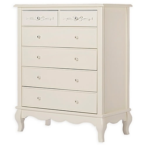 evolur™ Aurora 6-Drawer Tall Chest in
