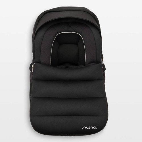 Nuna ® PIPA ™ Series Caviar Black Car Seat Winter Footmuff