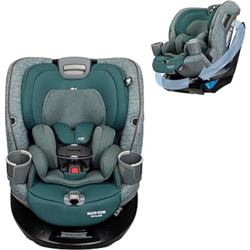 Maxi-Cosi Emme 360 Car Seat: Rotating Car Seat 360, All-in-One Convertible, Car Seat 360 Rotation, Swivel Car Seat in Meadow Wonder