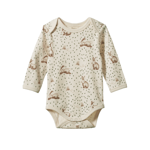 Cotton Long Sleeve Bodysuit 0-3M