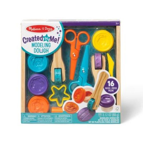 Melissa & Doug Cut, Sculpt, and Roll Clay Play Set With 8 Tools and 4 Colors of Modeling Dough