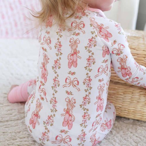 Ballet Blossoms Convertible Zip Romper