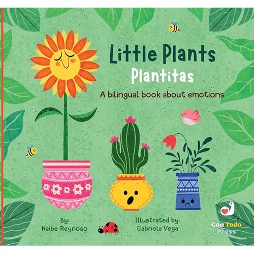 Little Plants, Plantitas, A Bilingual Book About Emotions Board book – Picture Book, July 1, 2024