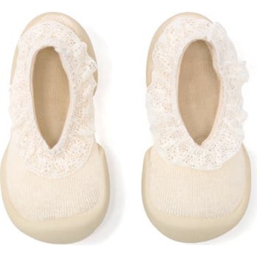 Toddler Girl Sock Shoes Flat Style, 7 W