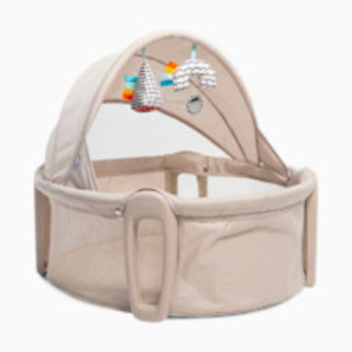 Boppy Cozy Cabana Portable Bassinet with Canopy - Oatmeal