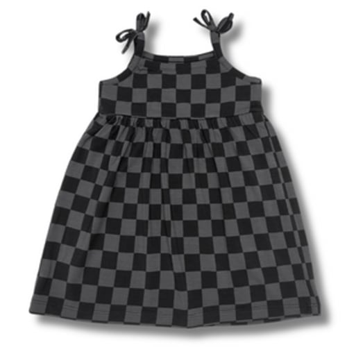 Stealth Checker Dress 3/6M - YL / *PREORDER - SHIPPING OUT BETWEEN JULY 3 - 11* | Strictly Wild