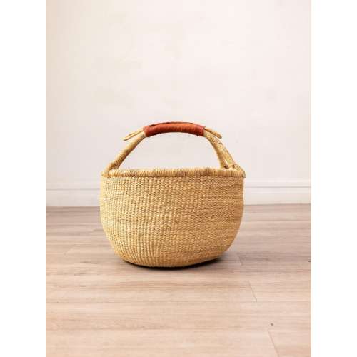 African Round Basket