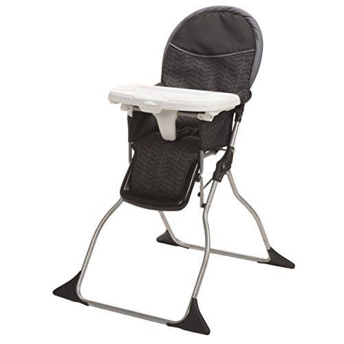 Cosco Kids Highchair for Baby, Simple Foldable High Chair, Convenient, Lightweight, and Compact Design, Black Arrows