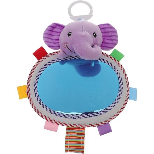 TOYANDONA 1Pc Baby Mirror Toy, Hanging Lion Floor Activity Mirror Developmental Baby Toy for Newborns