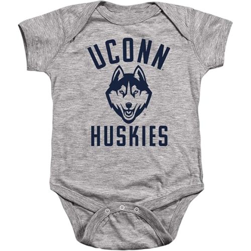 LOGOVISION University of Connecticut Official One Color Logo Unisex Infant Snap Suit for Baby