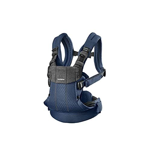 BabyBjörn Baby Carrier Harmony, Navy Blue, 3D Mesh | 3-in-1 Ergonomic Baby Carrier; Newborn, Facing-In, Outward-Facing, and Back Carrying Positions Supported (7-40 lbs), Newborn to Toddler