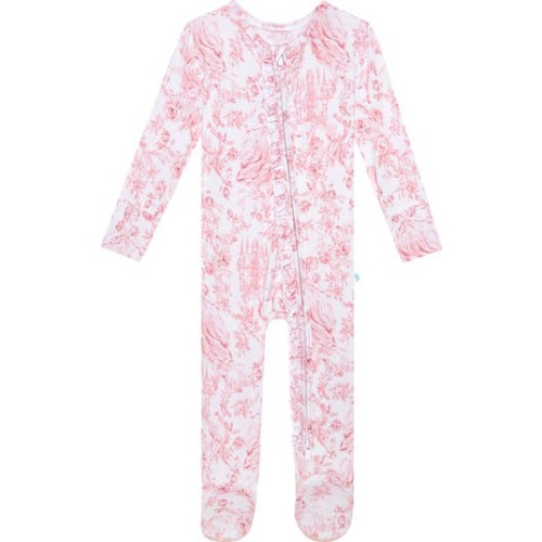Fitted Zip Footie, 3-6M