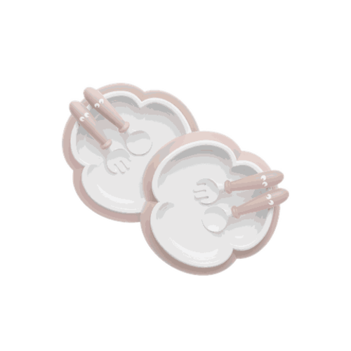 Baby plate set including baby silverware | BabyBjörn