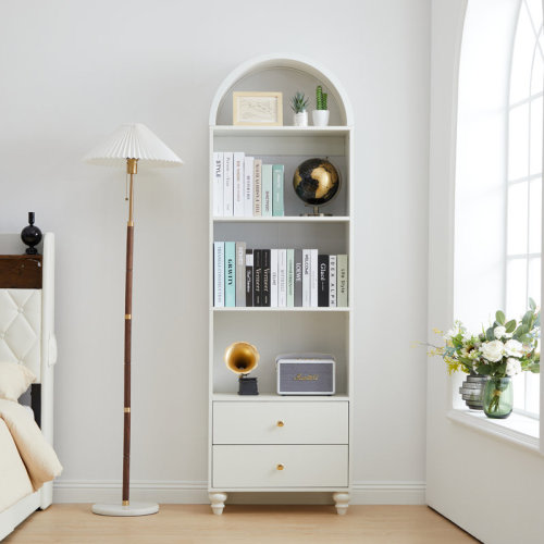 Arched Storage Bookcase