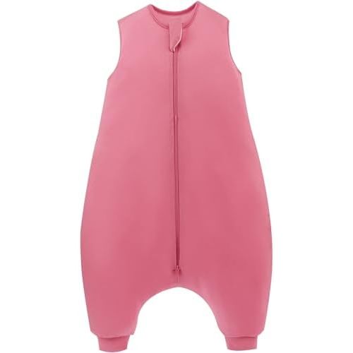 Supersoft Toddler Sleep Sack with Feet 1.0 TOG Premium Bamboo Viscose Sleep Bag Walker with Legs 12-18-24-2t-4t-5t