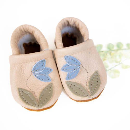 Bluebell on Barley Leather Shoes Moccs Baby and Toddler