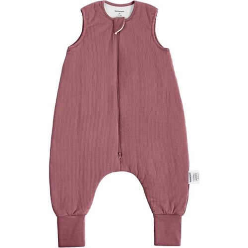 BubblePanda Rayon Made from Bamboo Toddler Sleep Sack with Feet 12-24 Months 1.0 Tog Breathable Sleep Sack 1t-2t Ultra Soft Baby Wearable Blanket with Legs Unisex Sleeping Bag with 2-Way Zipper