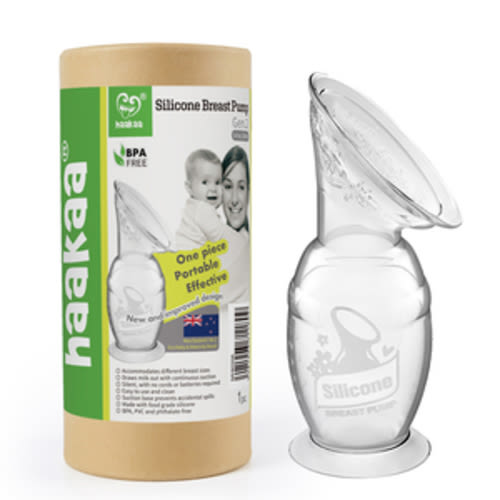 HAAKAA Gen. 2 Silicone Breast Pump with Suction Base 1 Each
