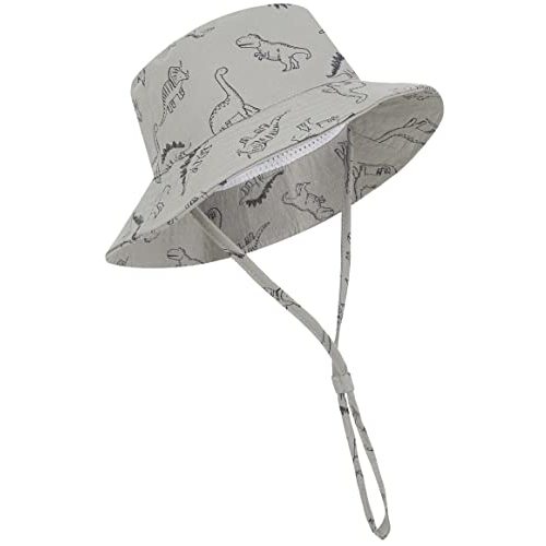 Baby Sun Hat UPF 50+ Sun Protective Toddler Bucket Hat Summer Kids Beach Hats Wide Brim Outdoor Play Hat for Boys Girls