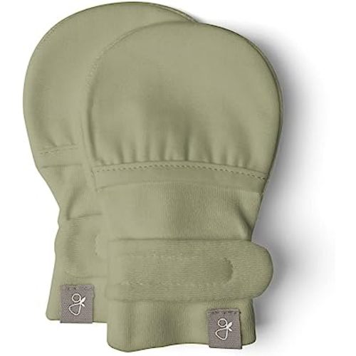 Goumi Baby Mitts, Anti-Scratch Newborn Mittens, Organic Soft Stay-On Mitts