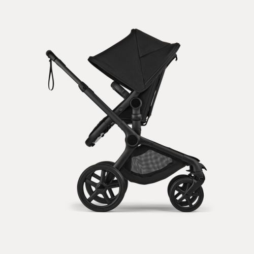 Bugaboo Fox 5 Renew 2-in-1 stroller heritage black sun canopy, heritage black fabrics, black base | Bugaboo